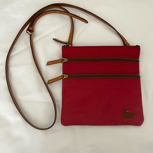 Dooney and Bourke 3 zipper crossbody.
